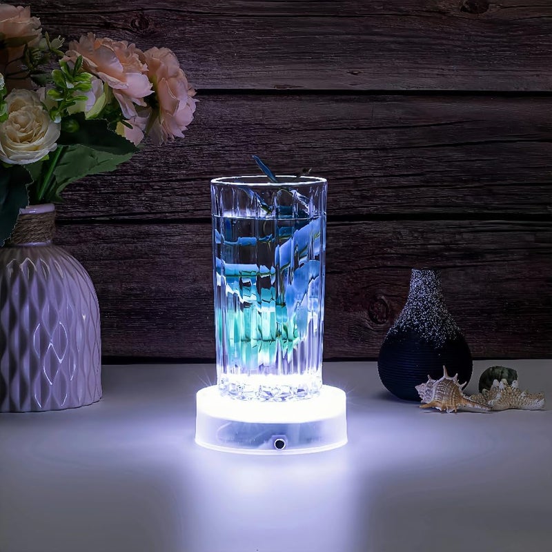 Simplelight4you Store Simplelight 4 Inch Round LED Light Base- Perfect for Glass Art, Ideal Led Display for Vases, Centerpieces (4inch LED Vase Base Light, White) - Image 4