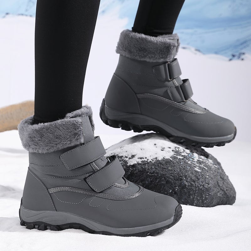 Plus Size Elderly Women''s Winter Cotton Shoes Snow Boots Mid-Calf Boots Middle-Aged and Elderly Thickened Fleece Warm Foreign Trade Walking Shoes - Image 5