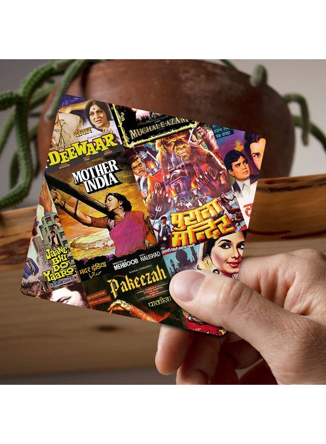 exciting Lives - Bollywood Coasters - Classic Indian Hindi Movies Coasters - Set of 4, for Christmas Day. - Image 3