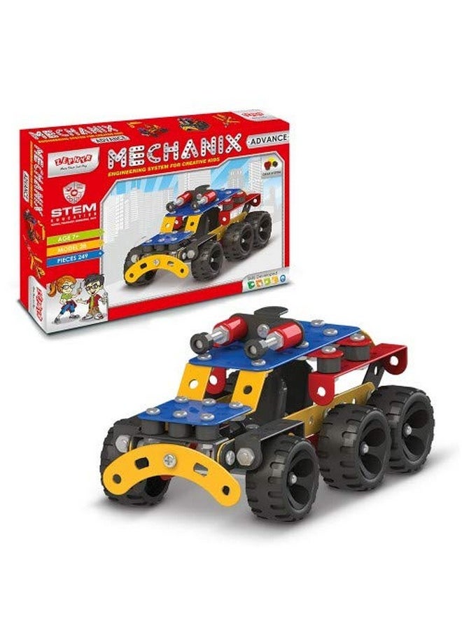 Mechanix MECHANIX Metal, Plastic, And Rubber Mechanix Advance Series, Multicolor, 7+ Years, 249 Pieces  - Image 1