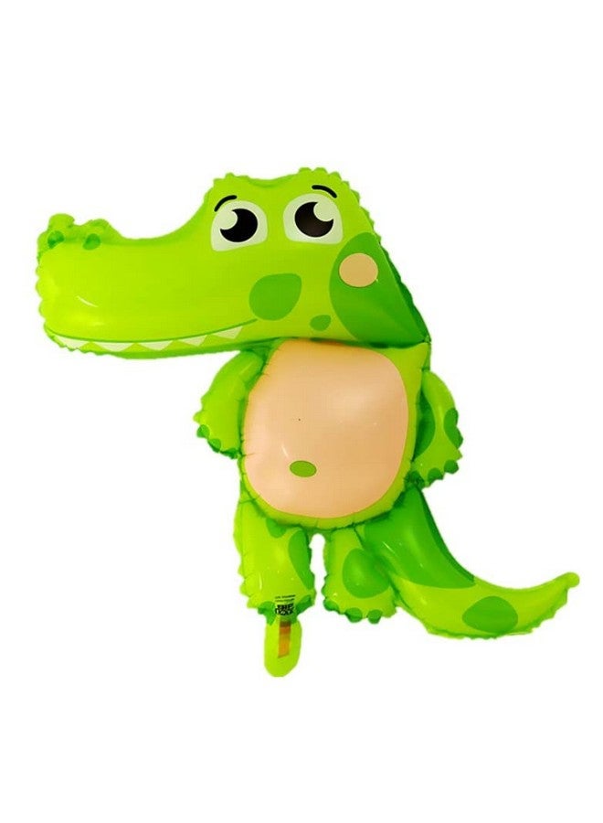 Atpata Funky Jungle Theme Animal Foil Balloons (Crocodile) - Image 1