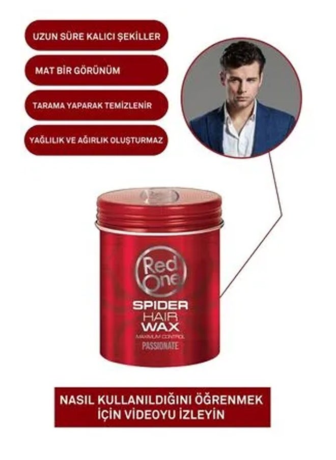 Redone Red One Spider Passionate  Hair WaxArachnid100ml  - Image 3