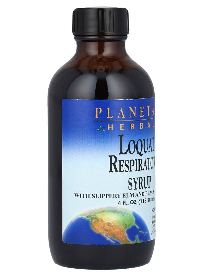 PLANETARY HERBALS Loquat Respiratory Syrup 4 fl oz (118.28 ml) - Image 2