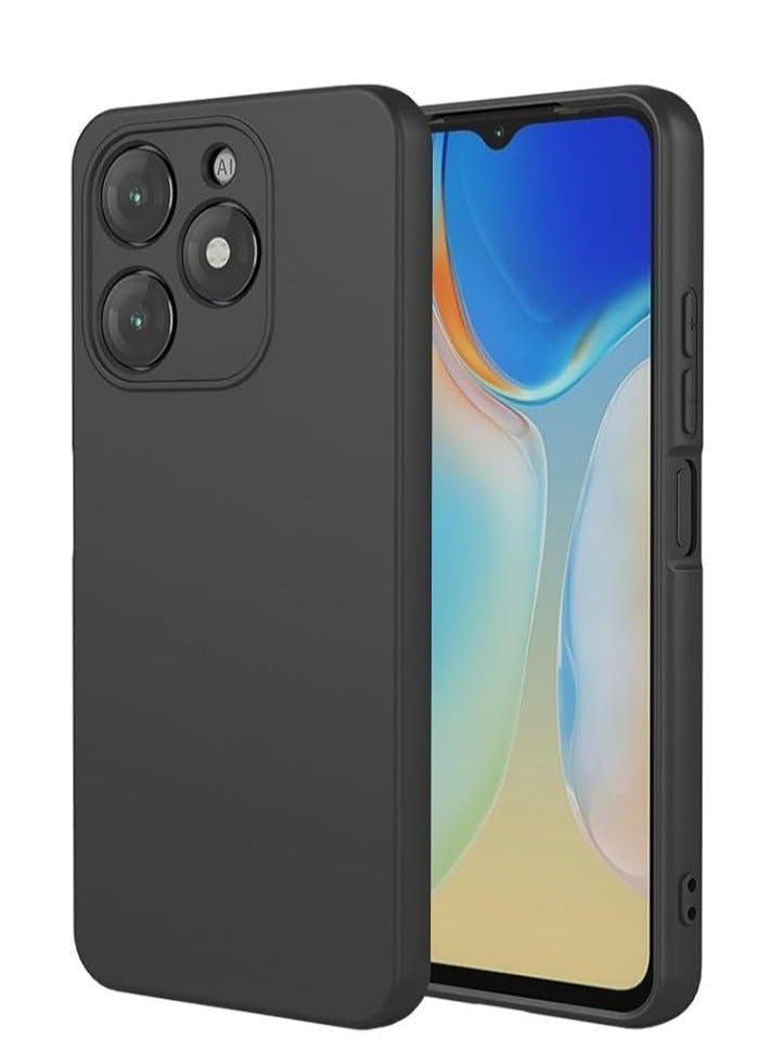 Itel A80 Silicone Phone Case - Premium Protection, Black