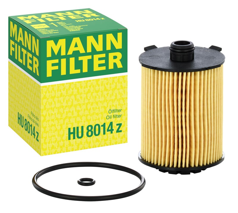 MANN FILTER فلتر زيت كارتريدج مان HU 8014 z بديل متوافق مع فولفو S60 S90 V60 V60 كروس كانتري V90 V90 كروس كانتري XC40 XC60 XC90 - Image 2