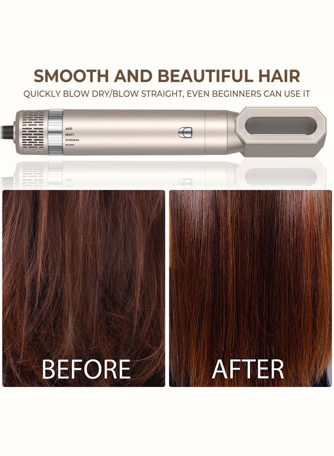 Joshberg 6 in 1 Hair Styler Brush & Hair Dryer, Hair Curler,Hot Air Brush Set,1000W/60000 RPM High Speed Multi Styler Hair Straightener,Automatic Curling hair for Fast Drying Curling Volumizing Straightening - Image 4