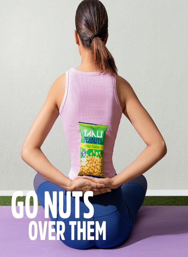 Taali Roasted Peanuts - Nimboo Pudina |Crunchy Healthy Snacks | No Trans Fat, Gluten free, Roasted Not Fried (Pack of 4 x 140 gms)(weight may vary) - Image 5