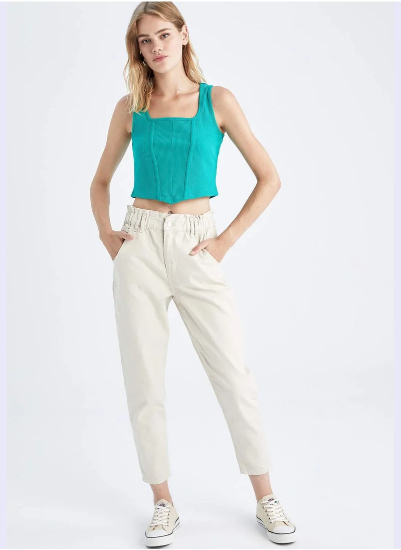 DeFacto Woman Slouchy Woven Bottom Trousers