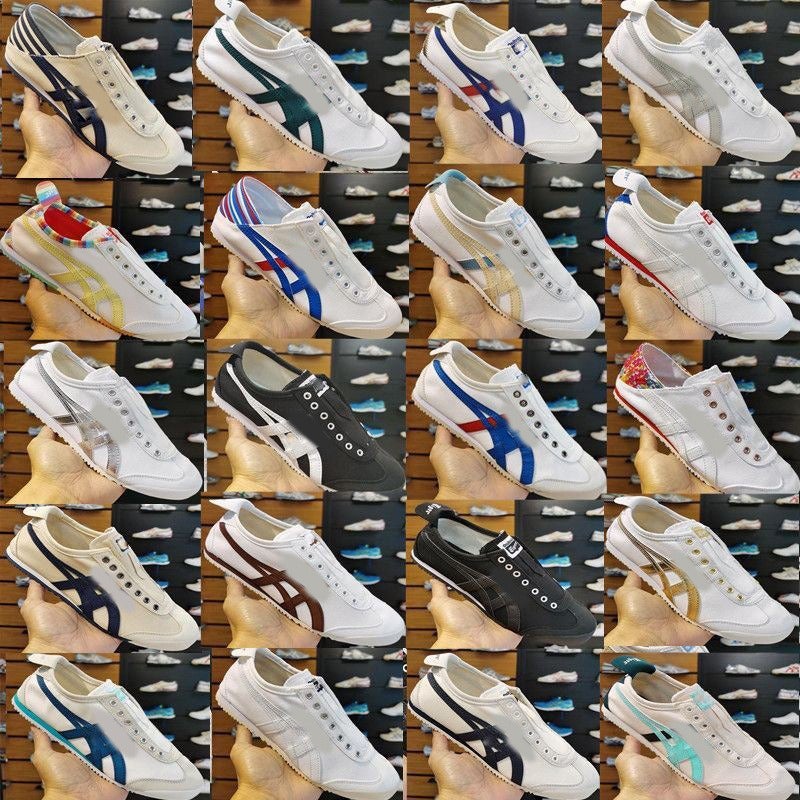 Onitsuka Tiger Classic Canvas Casual Shoes for Men and Women - Breathable, Lightweight, Slip-On Running Shoes - Image 2