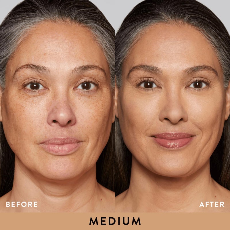 LAURA GELLER NEW YORK Baked Double Take Powder Foundation - Medium - Buildable Medium to Full Coverage - Matte Finish - Image 1