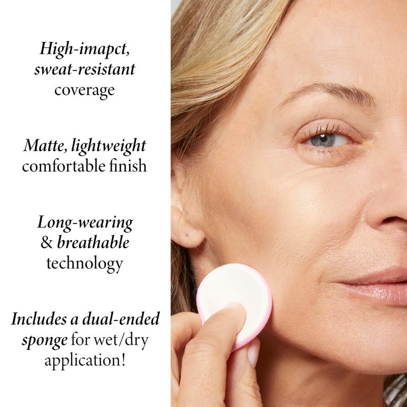 LAURA GELLER NEW YORK Baked Double Take Powder Foundation - Medium - Buildable Medium to Full Coverage - Matte Finish - Image 2