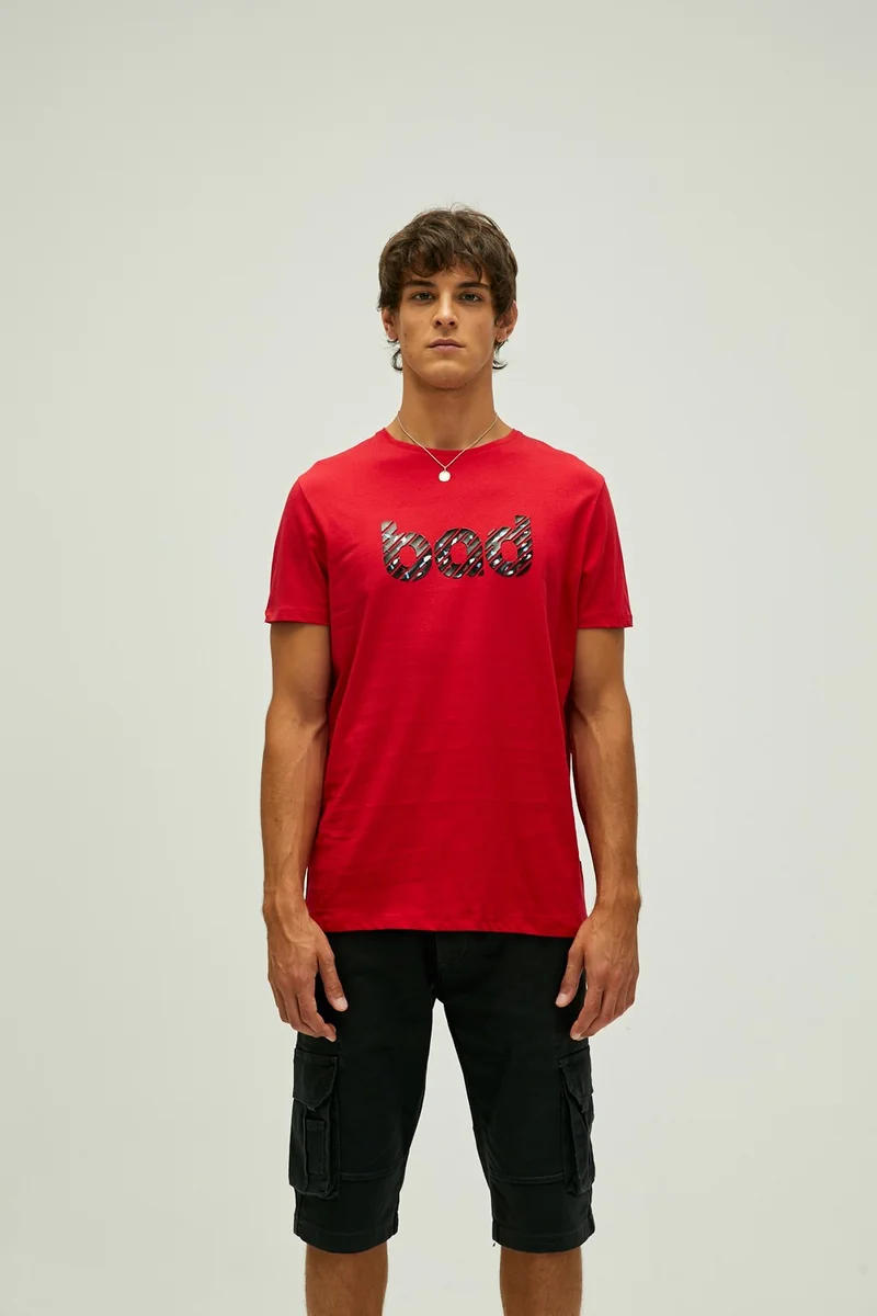 Bad Bear 22.01.07.014 Bad Men's T-Shirt Crimsonred