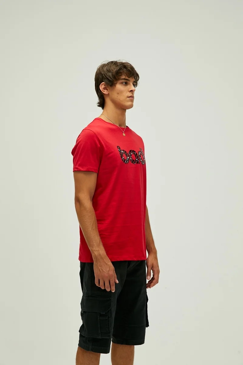Bad Bear 22.01.07.014 Bad Men's T-Shirt Crimsonred