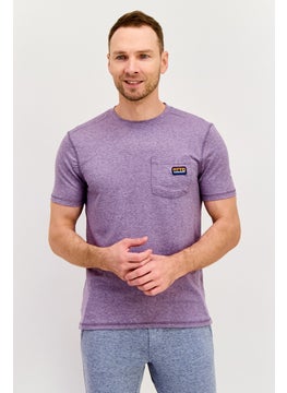 Avalanche Men Sportswear Fit Shorts Sleeves Outdoors Top, Mauve  - Image 1