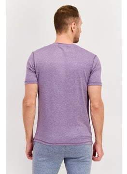 Avalanche Men Sportswear Fit Shorts Sleeves Outdoors Top, Mauve  - Image 3