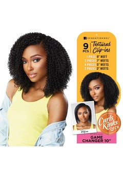 Sensationnel Sensationnel Curls kinksandco clip in - game changer 10 inch easy to use clips for natural 3c to 4c hair textures (TH2/30) 