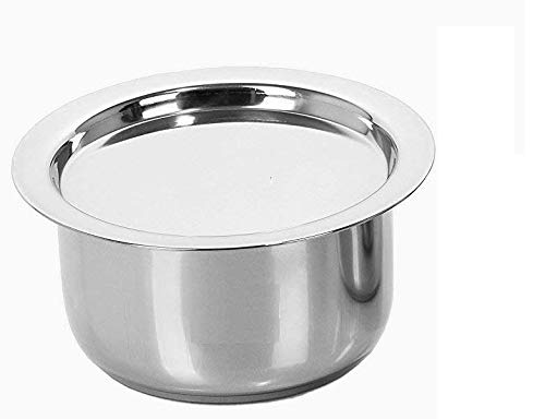 Bartan Star Stainless Steel Patila with Lid Set of 2 (1 Litre & 1.5 Litre) - Image 3