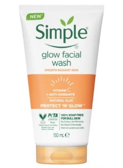simple Simple Glow & Protect Face Wash for Smooth Shiny Skin - 150 ml 