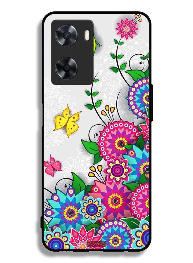 Tolwak Oppo A57s Protective Case Cover Mandala Flowers - Image 2
