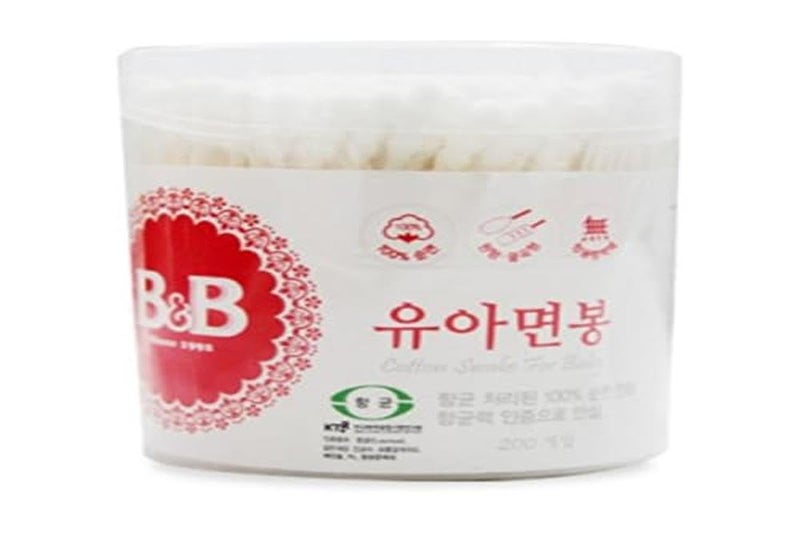 B.B [B&B] 200pcs Cotton Swabs, Round Spiral Head for Ear Nose Clean 100% Cotton Double Tipped Paper Sticks Multipurpose Cotton - Image 2