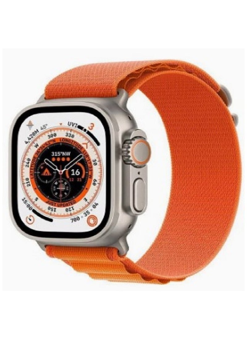 Generic - Smart Watch S8 Ultra, works with NFC technology, size 49, compatible with all devices, orange strap and an additional strap - Image 1