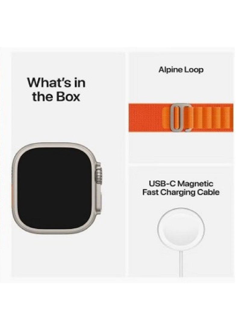 Generic - Smart Watch S8 Ultra, works with NFC technology, size 49, compatible with all devices, orange strap and an additional strap - Image 1