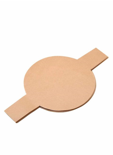 Round Baking Parchment Paper Cake Tin Liners 9 Inch - Circle Sheets Nonstick with Lift Tabs 100 Pcs Greaseproof for Pan