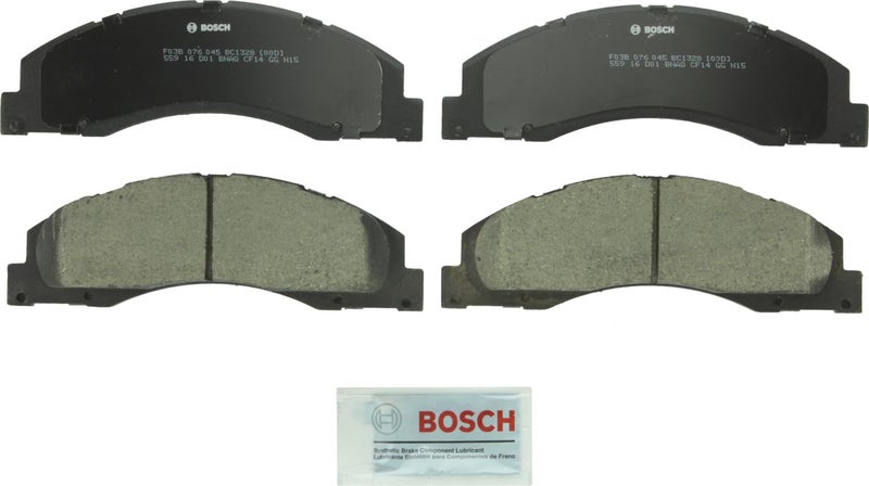 BOSCH BC1328 QuietCast Premium Ceramic Disc Brake Pad Set - Compatible With Select Ford E-150, E-250, E-350 Super Duty, E-450 Super Duty; FRONT - Image 4