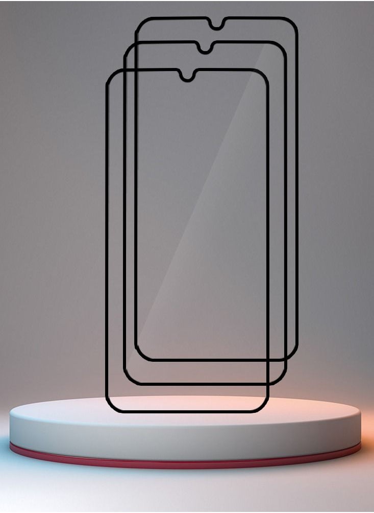 CATANES - 3 Pack For Samsung Galaxy A30 Screen Protector 3D Tempered Glass Full Glue Back - Image 1