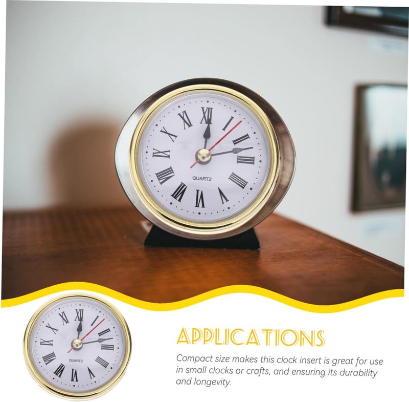 NUOBESTY Retro Roman Numerals Vintage Desk Clock Head Replacement Insert for DIY Wall Clocks - Image 3