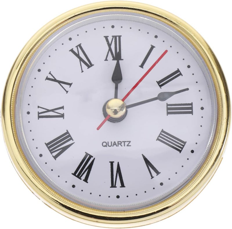 NUOBESTY Retro Roman Numerals Vintage Desk Clock Head Replacement Insert for DIY Wall Clocks - Image 1