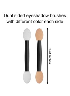 Cuttte Cuttte Eyeshadow Applicators Makeup Brushes - 60PCS Disposable Eyeshadow Brush, Dual Sides Eye Shadow Applicator Sticks, 2.44 Inch Eye Makeup Applicators, Black  - Image 2