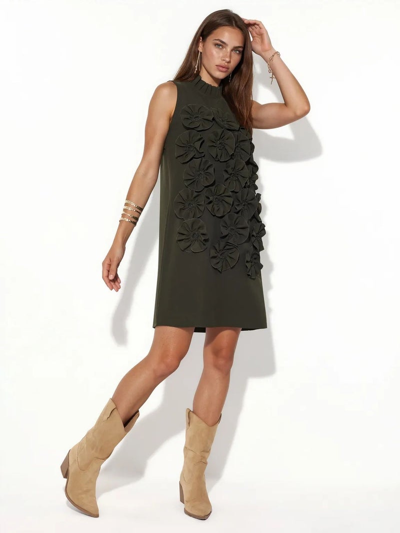 Jennyfer Embroidered Sleeveless Mini Dress - Image 2