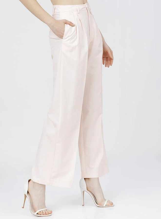 Tokyo Talkies Tokyo Talkies High Rise Wide Leg Pleated Trousers