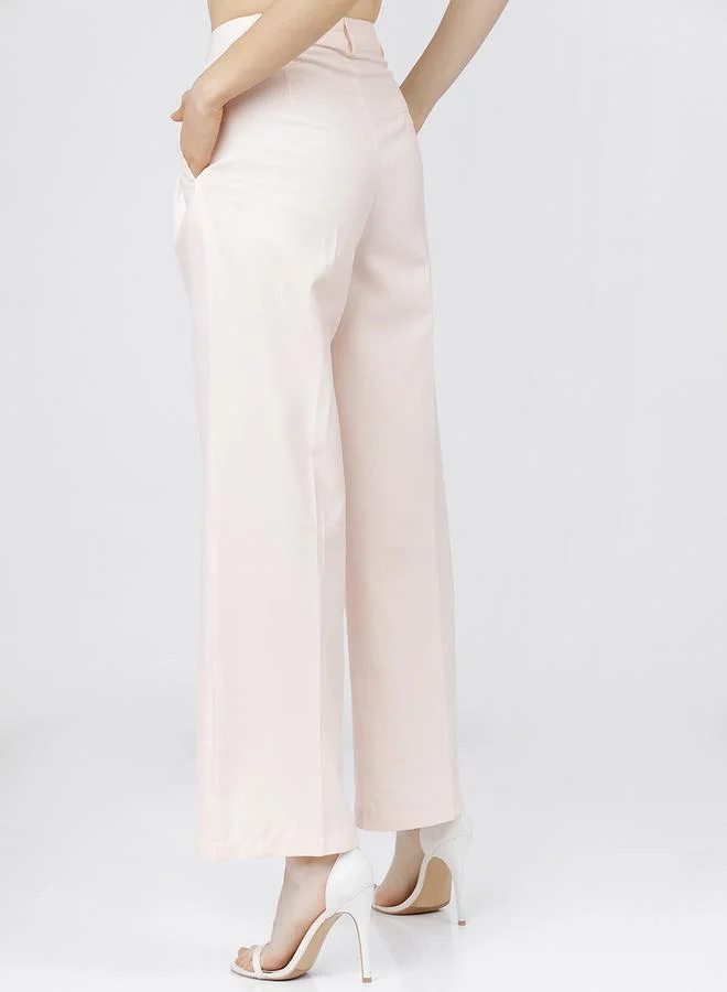 Tokyo Talkies Tokyo Talkies High Rise Wide Leg Pleated Trousers