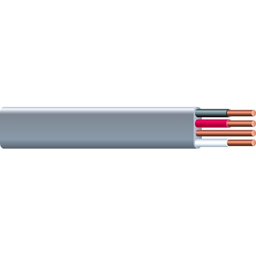 Southwire Woods 13059123 Romex SIMpull 10/3Uf-W/Gx100 Type Uf-B Building Wire; 10/3; 100 Ft; PVC; Feet; Gray - Image 1