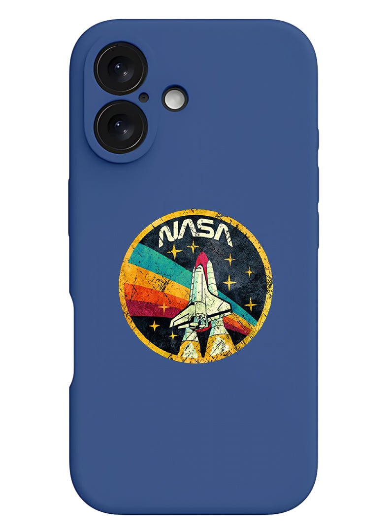 Theodor Protective Slim Fit Case Liquid Silicone Cover with Full Body Protection Anti-Scratch Shockproof Case For Apple iPhone 17 (Blue) Nasa 2 - Image 1