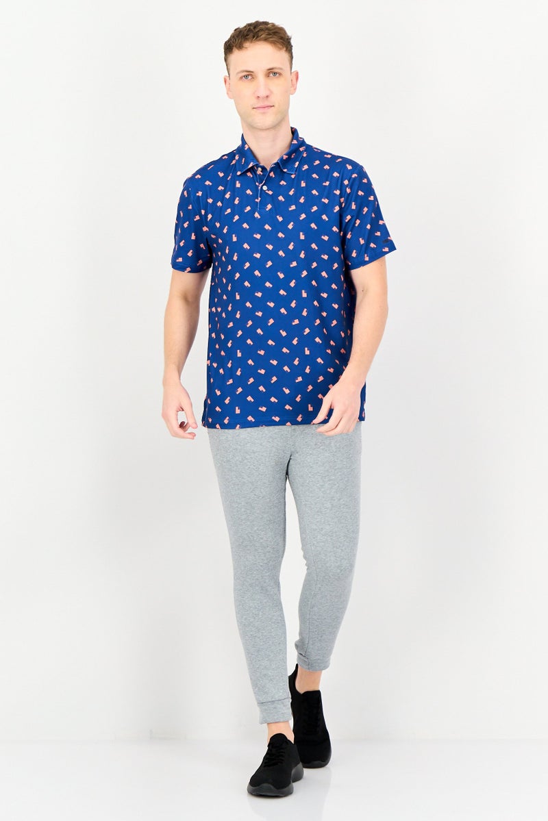 Chaps Men Classic Fit Short Sleeves Outdoor Polo Shirt, Multicolor - Image 4