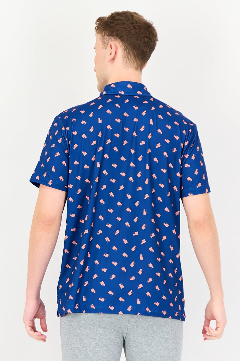 Chaps Men Classic Fit Short Sleeves Outdoor Polo Shirt, Multicolor - Image 3