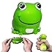 AiSiXin Frog Stress Balls Squeeze Toy for Anxiety Relief Frog Squishy Sensory Toys for Adults and Kids Stretch and Squeeze Cute Animal Stress Balls Dough Ball Frog Toys for Party Favors - Image 3