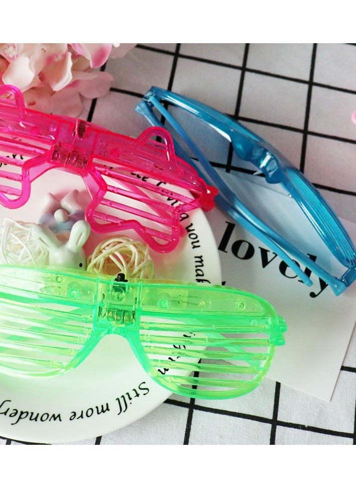 1 PCS Glowing Blinds Glasses Glasses for Party New Year Birthday Ramdom Colour For Kids and Adults - Image 3
