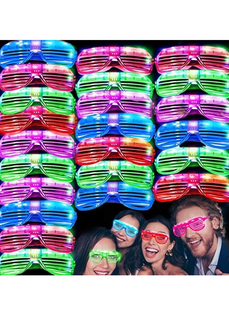 1 PCS Glowing Blinds Glasses Glasses for Party New Year Birthday Ramdom Colour For Kids and Adults - Image 4