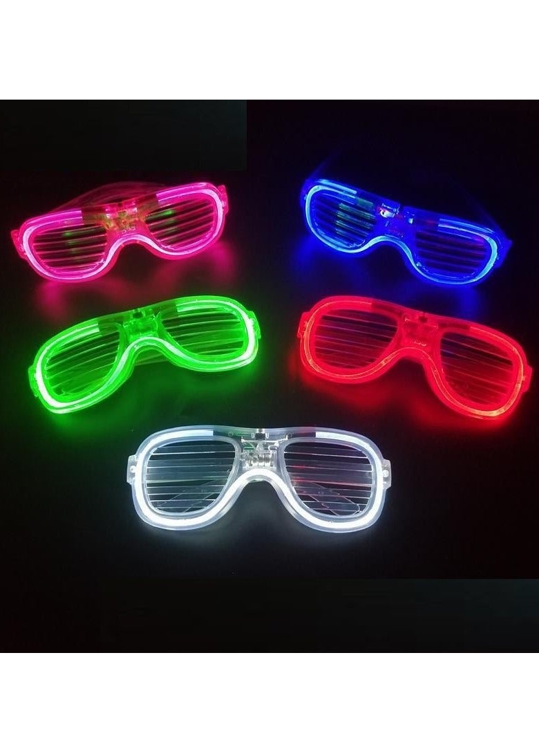 1 PCS Glowing Blinds Glasses Glasses for Party New Year Birthday Ramdom Colour For Kids and Adults - Image 1