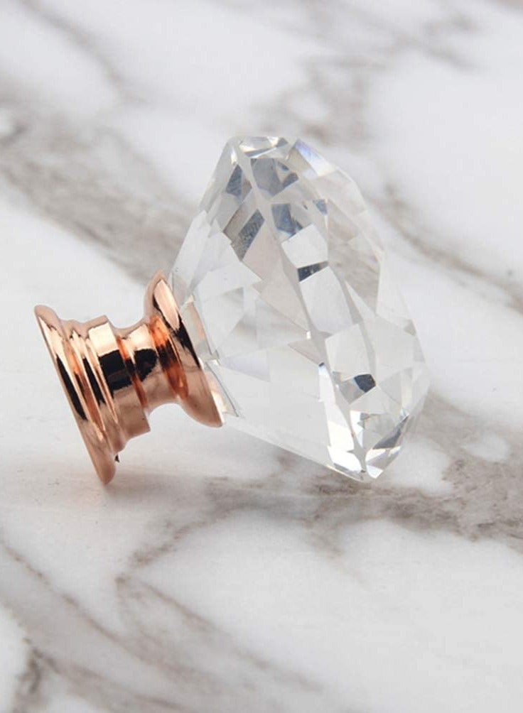 Dresser Crystal Knobs Drawer Knobs Pulls Cabinet Handle for Home Office Kitchen Wardrobe Cupboard 12pcs 30mm - Image 4