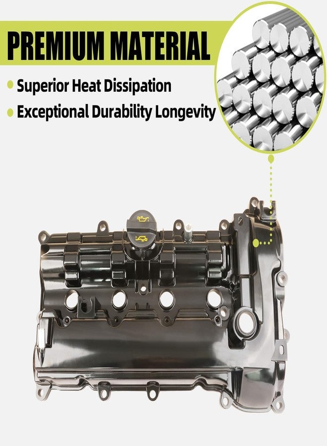 Mocar7 Aluminum Valve Cover Compatible with 2013 2014 2015 2016 2017 2018 2019 2020 2021 2022 Mazda 3 CX-3 CX-5 2.0L L4 Naturally Aspirated - Image 5