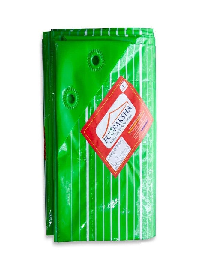 Tandhan Ecoraksha Lining Premium Multilayer Eco-Friendly Tarpaulin Sheet Waterproof Tirpal Heavy Duty 12 X 9 Ft Poly Tadpatri - Multipurpose 100 Microns Plastic Cover Tharpai, Thadika, Tarp (Green) - Image 1