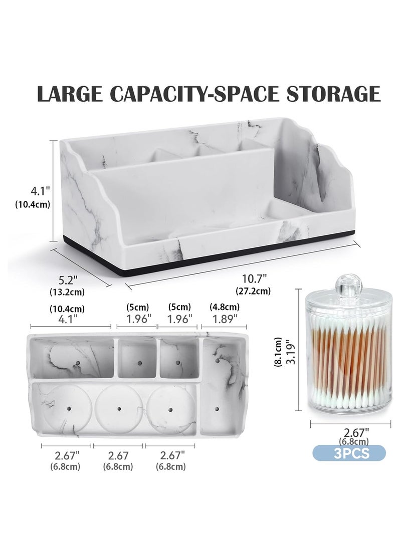 لوبيتيز فائدة نموذج يتكون من حمام مضادة الانتهاء من الجهاز ، حامل فرشاة الأسنان مع ثلاثة مسحات القطن وعاء ، رخام الحبوب ، حمام الانتهاء من الجهاز مع فتحة التصريف ، غرفة تخزين ، فرشاة الأسنان الكهربائية حامل ، مضمد الانتهاء من الجهاز . - Image 3