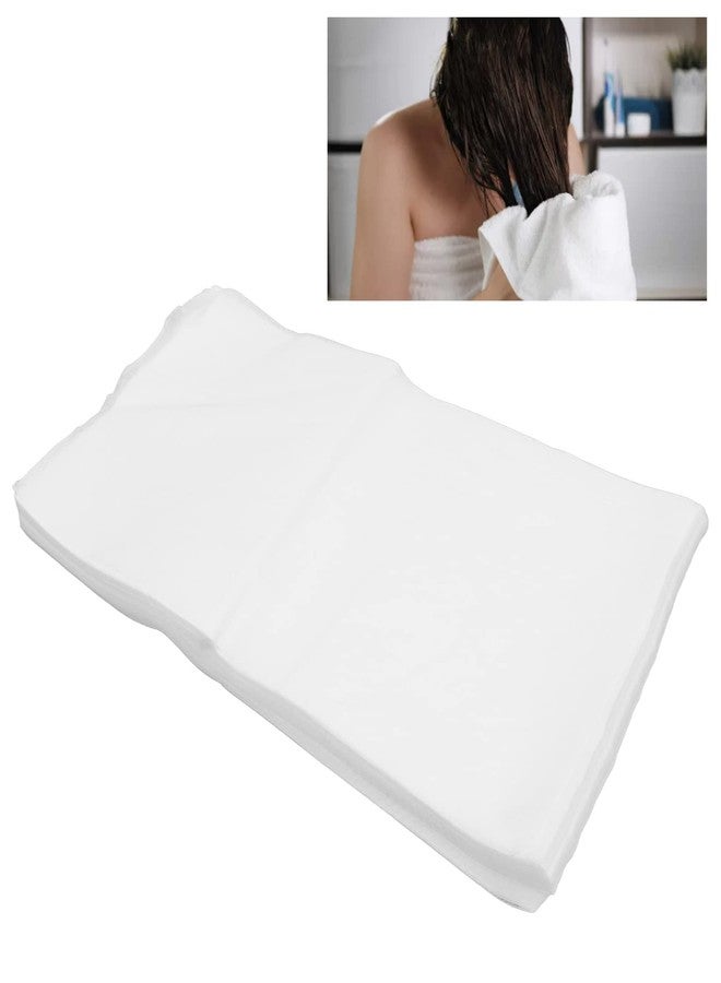 Asixxsix 100PCS Disposable Bath Towels, 52cm,20.5in Superfine Fiber Guest Towels, Absorbent and Thick Salon Towels for Travel, Hotel, Clients, Hair, Face, Body Use, Incontinence - Image 5