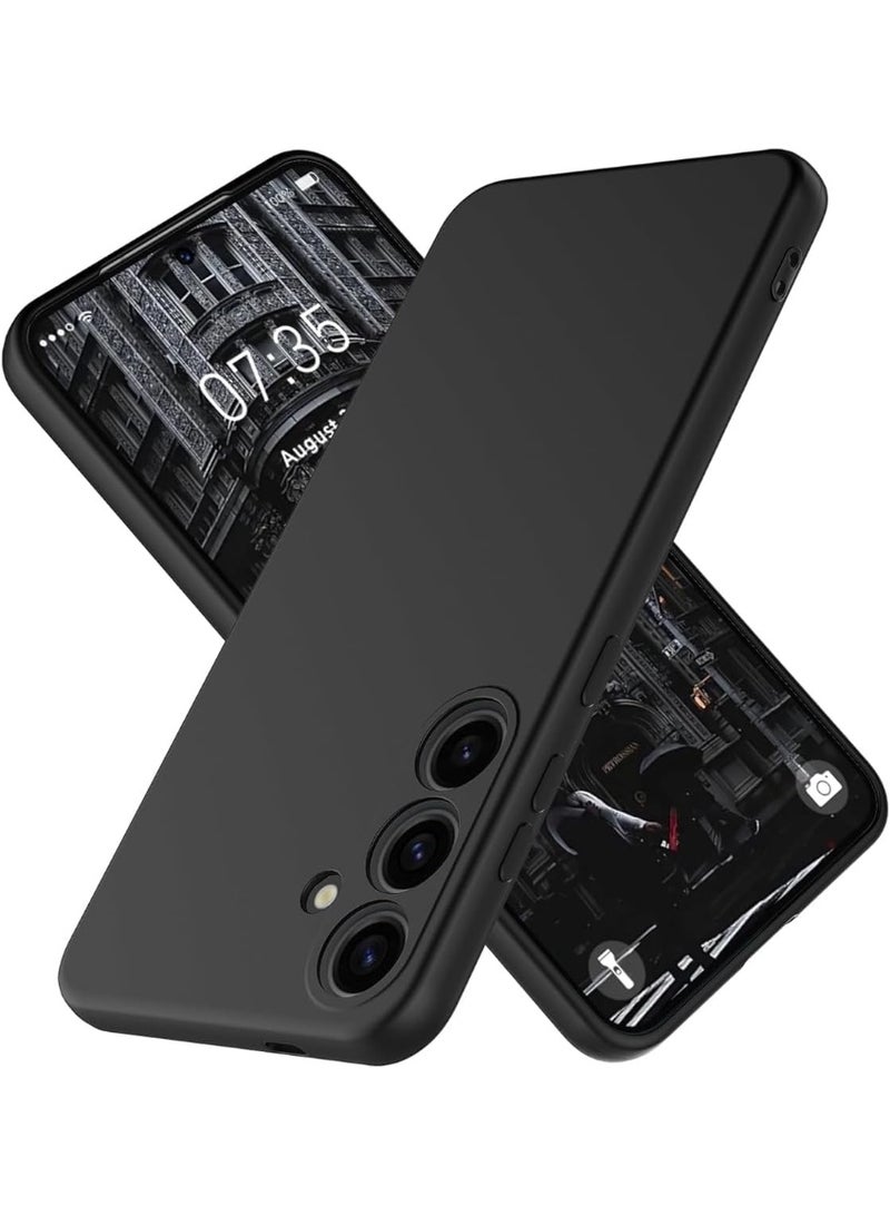 Case for Samsung Galaxy A57 Black Cover Slim Fit Soft Back TPU Cover Flexible Silicone Matte for Samsung Galaxy A57 Black - Image 1