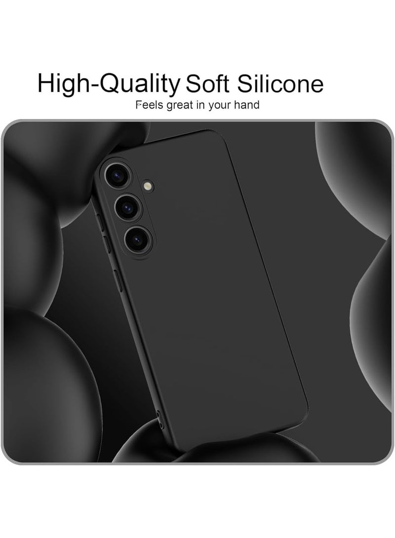 Case for Samsung Galaxy A57 Black Cover Slim Fit Soft Back TPU Cover Flexible Silicone Matte for Samsung Galaxy A57 Black - Image 2